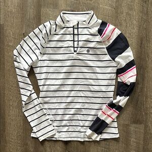 G/FORE Black and White Striped Women's Top